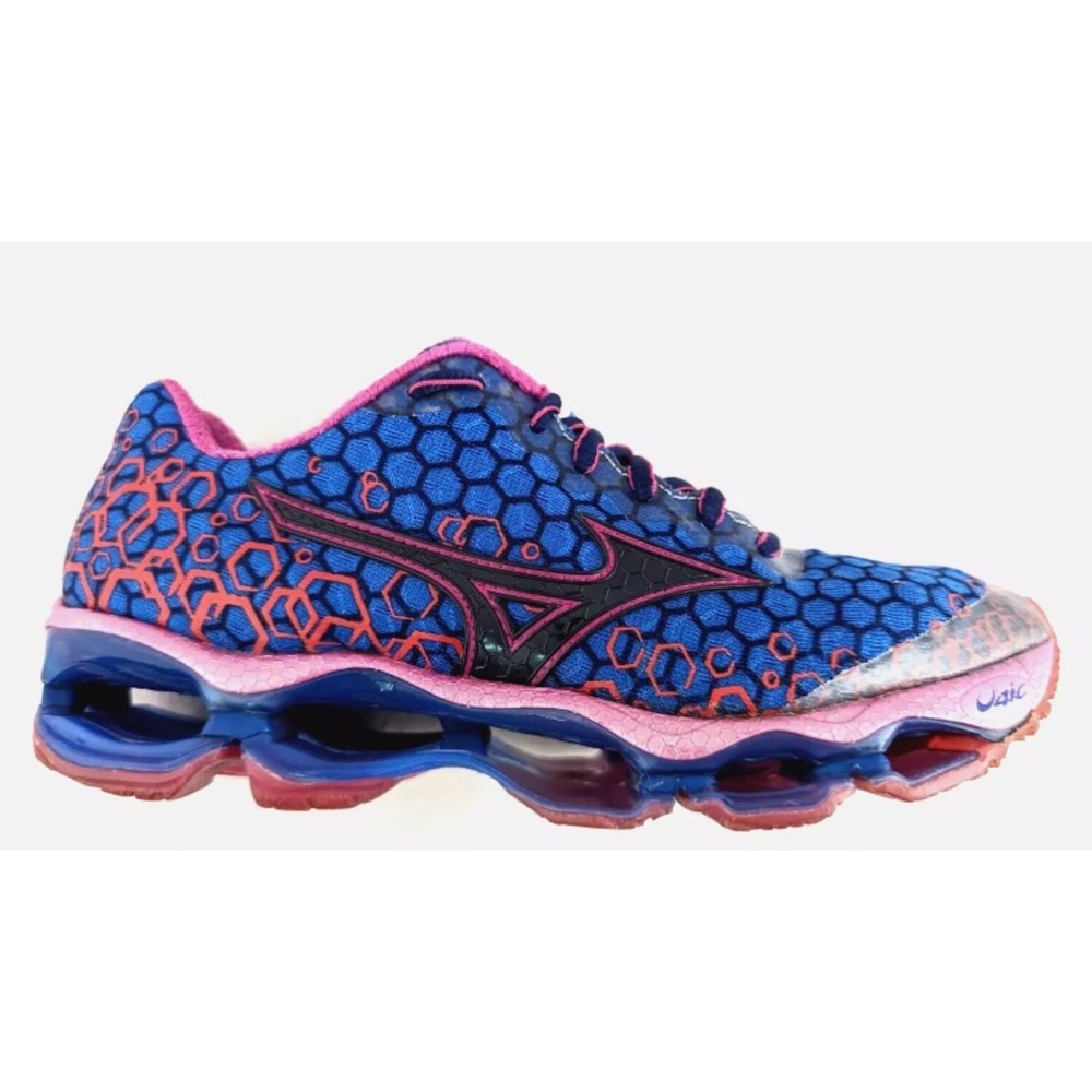 Mizuno Wave Prophecy 3. Blue and Pink Cross trainers. Cool Dynamic Design ! - Picture 12 of 13